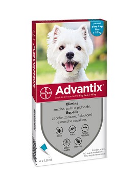 Advantix - Cani per Cani 4-10 kg 4 x 1 ml - BAYER