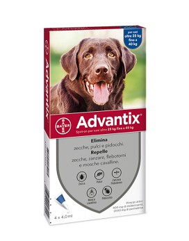 Advantix - Cani per Cani 25-40 kg 4 x 4 ml - BAYER