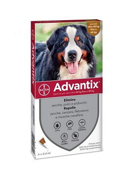 Advantix - Cani per Cani 40-60 kg 4 x 6 ml - BAYER