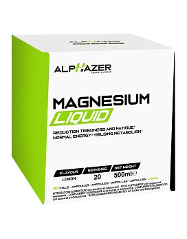 Magnesium Liquid 20 vials of 25 ml - ALPHAZER