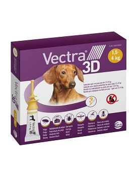 Vectra - 3D 3 Pipette 1,5-4kg Cani - CEVA