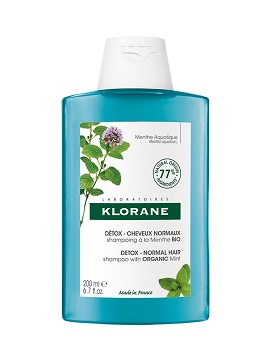 Detox - Capelli Normali Shampoo alla Menta Bio 200 ml - KLORANE