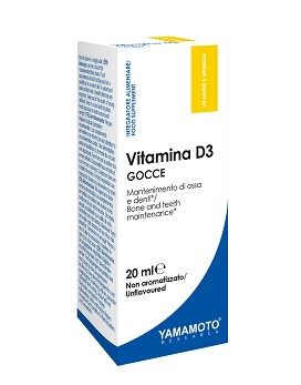 Vitamina D3 GOCCE 50mcg 20ml - YAMAMOTO RESEARCH