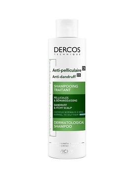Dercos Technique - Anti-forfora DS Shampoo Trattante Capelli da Normali a Grassi 200ml - VICHY LABORATOIRES