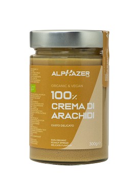 100% Crema di Arachidi Gusto Delicato 300 grammi - ALPHAZER