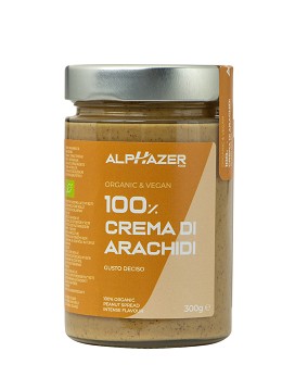 100% Crema di Arachidi Sabor Intenso 300 gramos - ALPHAZER