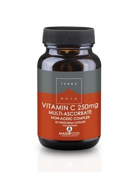 Vitamina C 250mg Multi-ascorbato 50 capsule vegetali - TERRANOVA
