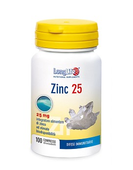Zinc 25 100 compresse - LONG LIFE