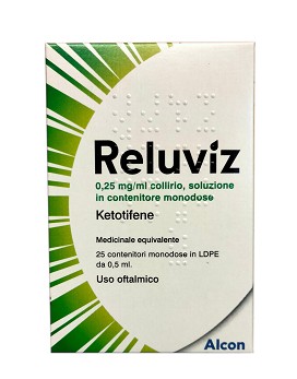 Reluviz 0,25 mg/ml 25 contenitori monodose da 0,5 ml - ALCON