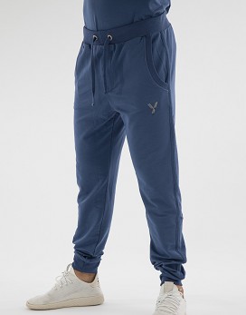 Man Sweatpants Colour: Blue - YAMAMOTO OUTFIT