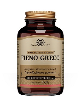 Fieno Greco 100 vegetarian capsules - SOLGAR