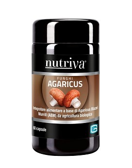 Nutriva - Agaricus 60 vegetarian capsules - CABASSI & GIURIATI