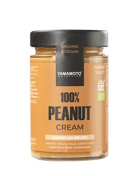 100% Organic & Vegan Peanut Cream (American Recipe) 300 grammi - YAMAMOTO NUTRITION