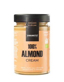 100% Organic & Vegan Almond Cream 300 grammi - YAMAMOTO NUTRITION