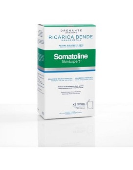 Somatoline - SkinExpert Bende Snellenti Drenanti kit ricarica 3 applicazioni 420 ml - SOMATOLINE COSMETIC