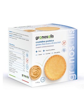 Crostatina Proteica Gluten Free Burro di Arachidi - GRANOSALIS