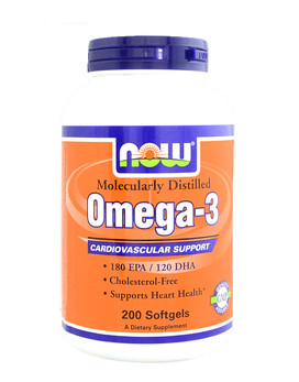 Omega-3 200 cápsulas - NOW FOODS