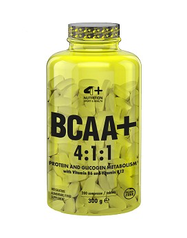 BCAA+ 4:1:1 200 comprimés - 4+ NUTRITION