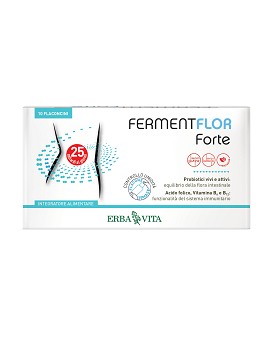FermentFlor Forte 10 flaconcini da 8ml - ERBA VITA