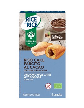 Rice & Rice - Riso Cake Farcito al Cacao 4 x 45 grams - PROBIOS