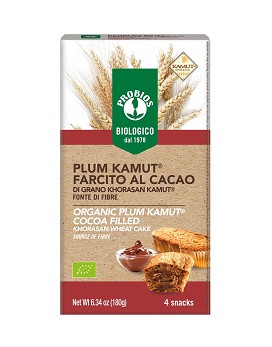 Top Grain - Plum Kamut farcito al Cacao 4 snack da 45 grammi - PROBIOS