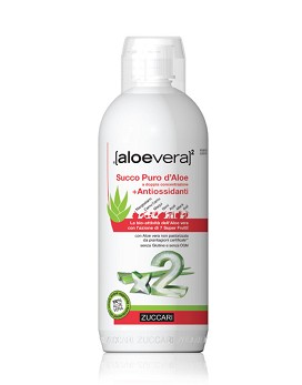 [AloeVera]2 - Succo Puro d'Aloe a doppia concentrazione + Antiossidanti 1000ml - ZUCCARI