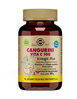Cangurini Vita C 100 90 chewable tablets - SOLGAR