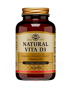 Natural Vita D3 100 perle softgels - SOLGAR