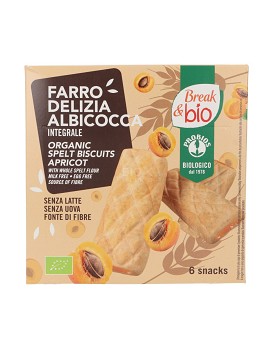 Break & Bio - Snack de Espelta rellenas de Albaricoque 6 snack de 30 gramos - PROBIOS