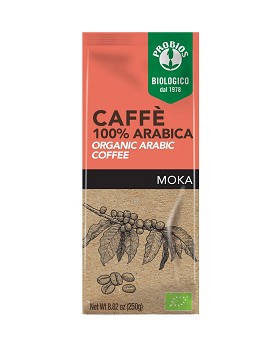 Caffè 100% Arabica Per Moka 250 gramos - PROBIOS