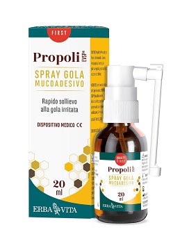 Propoli EVSP - Mucoadhesive Throat Spray 20ml - ERBA VITA