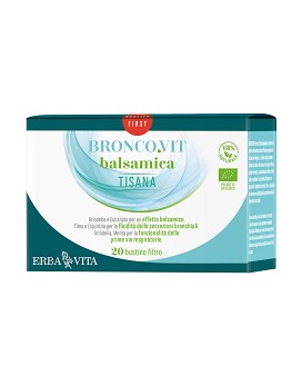 Broncovit - Balsamic Herbal Tea 20 sachets of 2 grams - ERBA VITA