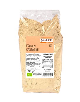 Farina di Castagne Bio 375 grammi - FIOR DI LOTO