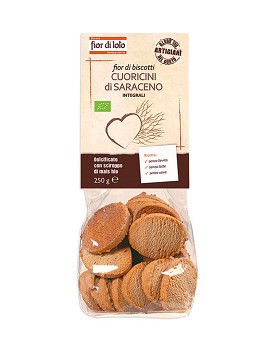 Fior di Biscotti - Cuoricini di Saraceno Integrali 250 Gramm - FIOR DI LOTO