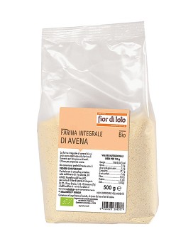 Farina Integrale di Avena Bio 500 grammi - FIOR DI LOTO