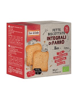 Maxicereal - Organic Spelt Wholemeal Rusks 300 grams - FIOR DI LOTO