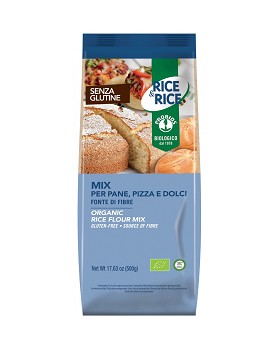 Rice & Rice - Reismehlmischung für Brot Pizza und Sü&#946 e Backwaren 500 Gramm - PROBIOS