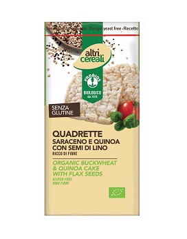 Altri Cereali - Quadrette Saraceno e Quinoa con Semi di Lino 130 grammi - PROBIOS