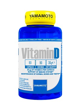 Vitamin D 25mcg 90 capsules - YAMAMOTO NUTRITION