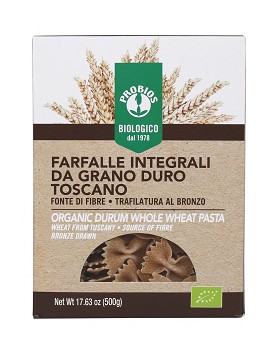 Wholemeal Durum Wheat Farfalle 500 grams - PROBIOS