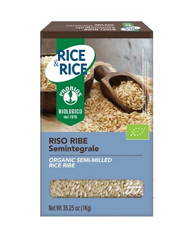 Rice & Rice - Riso Ribe Lungo Semintegrale 1000 grammi - PROBIOS