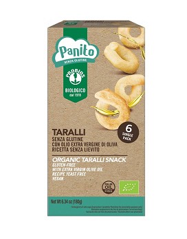 Panito - Taralli Sin Gluten 6 paquetes de 30 gramos - PROBIOS