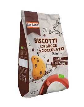 Biscotti con Gocce di Cioccolato 350 grammi - FIOR DI LOTO