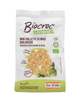 Biocroc - Mini Gallette di Mais Biologiche 40 grammi - FIOR DI LOTO