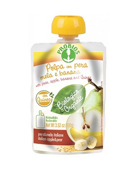 Pear, Apple, Banana And Quinoa Pulp 1 cheer-pack of 100 grams - PROBIOS