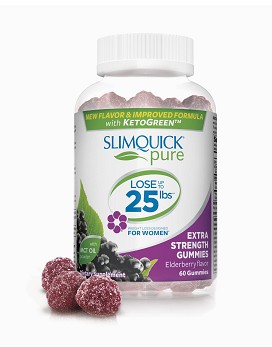 SlimQuick Pure Extra Strength Gummies 60 gominolas - WELLNX