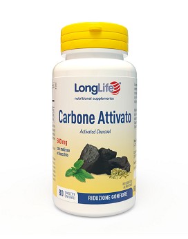 Activated Charcoal 260mg 80 tablets - LONG LIFE