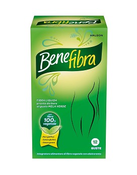 Fibra Liquida al Gusto Mela Verde 12 bustine - BENEFIBRA
