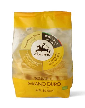 Tagliatelle di Grano Duro 250 grams - ALCE NERO
