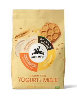 Frollini con Yogurt e Miele 350 grams - ALCE NERO